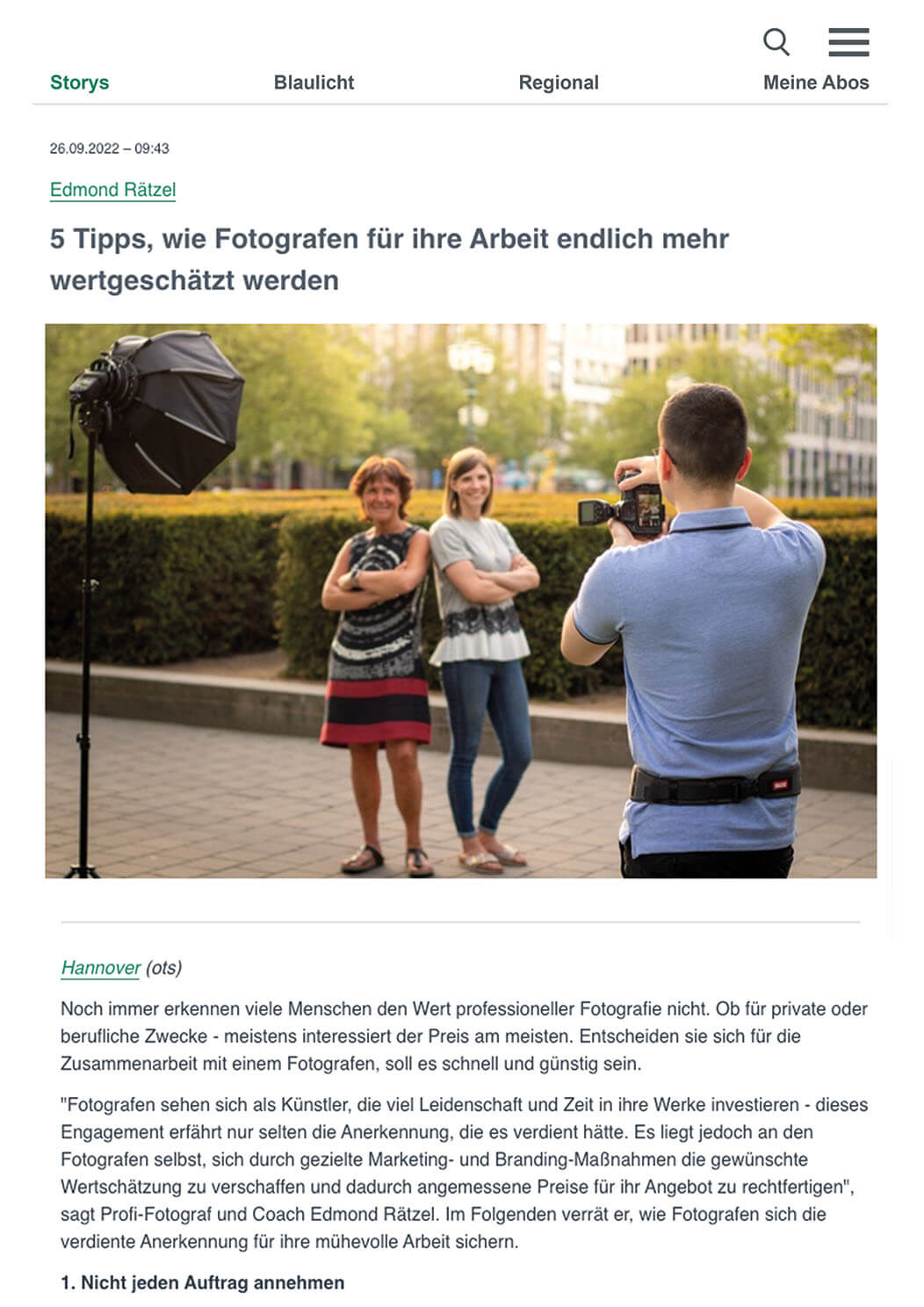 3 Gründe, warum sich Fotografen und Filmemacher 2022 weiterentwickeln müssen