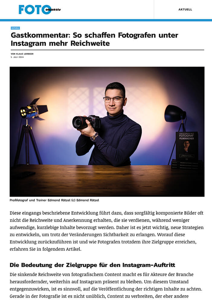 3 Gründe, warum sich Fotografen und Filmemacher 2022 weiterentwickeln müssen